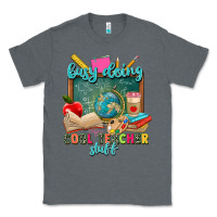 Charcoal Heather busy doing cool teacher stuff Classic Tee - Zillion Design Studio