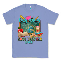 Colony Blue busy doing cool teacher stuff Classic Tee - Zillion Design Studio