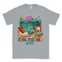 Heather Grey busy doing cool teacher stuff Classic Tee - Zillion Design Studio