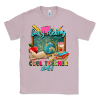 Lilac busy doing cool teacher stuff Classic Tee - Zillion Design Studio