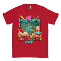 Red busy doing cool teacher stuff Classic Tee - Zillion Design Studio
