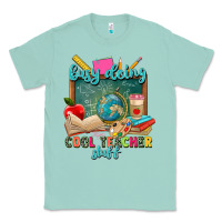 Seafoam busy doing cool teacher stuff Classic Tee - Zillion Design Studio