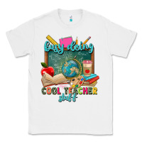 White busy doing cool teacher stuff Classic Tee - Zillion Design Studio