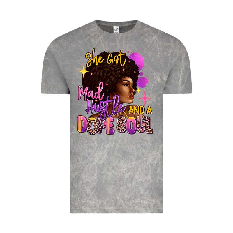 She Got Mad Hustle And A Dope Soul Vintage Tee by RanaPortraitStore | Teevron