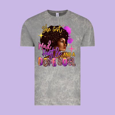 Vintage Tee She got mad hustle and a dope soul