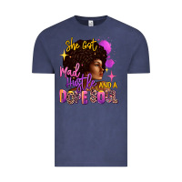Vintage Denim She got mad hustle and a dope soul Vintage Tee - RanaPortraitStore