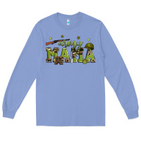 Colony Blue army mama Long Sleeve Tee - Zillion Design Studio