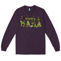 Plum army mama Long Sleeve Tee - Zillion Design Studio