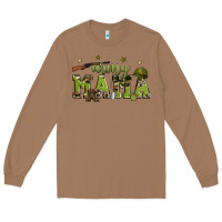 Toasted Coconut army mama Long Sleeve Tee - Zillion Design Studio
