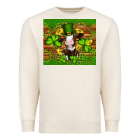Sandshell st patricks day cow Premium Sweatshirt - Artiststas