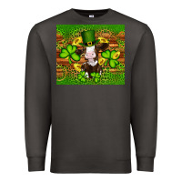 Smoke st patricks day cow Premium Sweatshirt - Artiststas