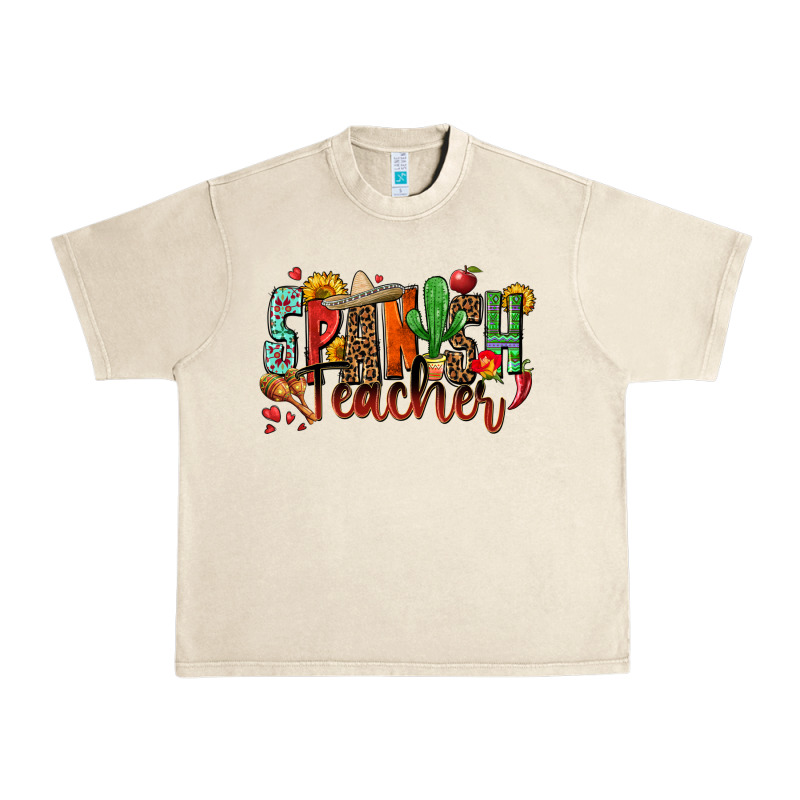 Spanish Teacher Urban Heavy Tee by Zillion Design Studio | Teevron