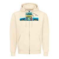 Sandshell reel great dad  libbey glass Zipper Hoodie - HRA Design Shop