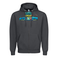 Smoke reel great dad  libbey glass Zipper Hoodie - HRA Design Shop