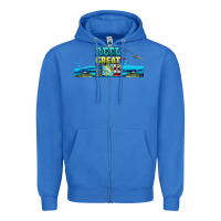 True Royal reel great dad  libbey glass Zipper Hoodie - HRA Design Shop