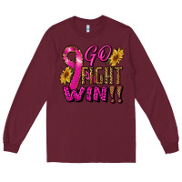 Burgundy go fight win Long Sleeve Tee - RanaPortraitStore