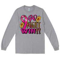 Heather Grey go fight win Long Sleeve Tee - RanaPortraitStore