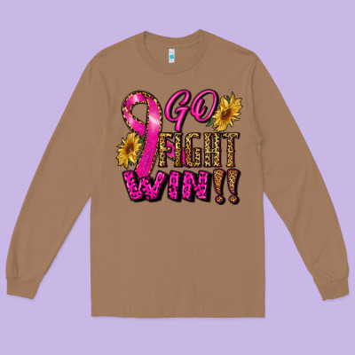 Go Fight Win Long Sleeve Tee Designed By Ranaportraitstore