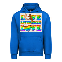 Cobalt Western LGBTQ+ Love Lives Here Tumbler Urban Hoodie - BundleAndBundleShop