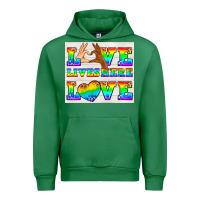 Emerald Western LGBTQ+ Love Lives Here Tumbler Urban Hoodie - BundleAndBundleShop