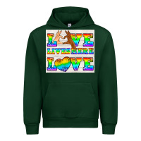 Forest Green Western LGBTQ+ Love Lives Here Tumbler Urban Hoodie - BundleAndBundleShop