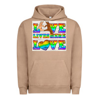 Pigment Burro Western LGBTQ+ Love Lives Here Tumbler Urban Hoodie - BundleAndBundleShop