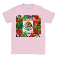 Bubblegum Pink mexican flag Classic Tee - CTS Tumbler Store
