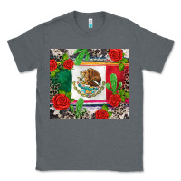 Charcoal Heather mexican flag Classic Tee - CTS Tumbler Store