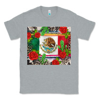 Heather Grey mexican flag Classic Tee - CTS Tumbler Store