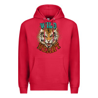 Cardinal wild heart tiger college western Premium Hoodie - NancyCooperArtShop