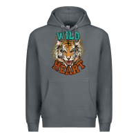 Rock wild heart tiger college western Premium Hoodie - NancyCooperArtShop