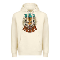 Sandshell wild heart tiger college western Premium Hoodie - NancyCooperArtShop