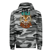 Slate Camo wild heart tiger college western Premium Hoodie - NancyCooperArtShop