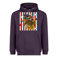 Plum mullet eagle seamless pattern Heavyweight Hoodie - BundleAndBundleShop