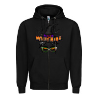 Black witchy nana Zipper Hoodie - RacoonDesign