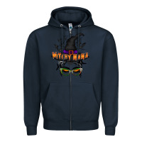 Navy witchy nana Zipper Hoodie - RacoonDesign