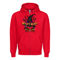 Red witchy nana Zipper Hoodie - RacoonDesign