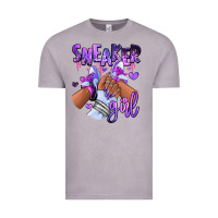 Vintage Zinc Purple galaxy sneaker girl Vintage Tee - RanaPortraitStore