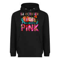 Black in october we wear pink with pumpkins Heavyweight Hoodie - AdoDesignShop