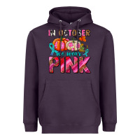 Plum in october we wear pink with pumpkins Heavyweight Hoodie - AdoDesignShop