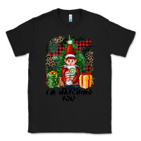 Black I'm Watching You Elf Classic Tee - FaDigitalArtStudio