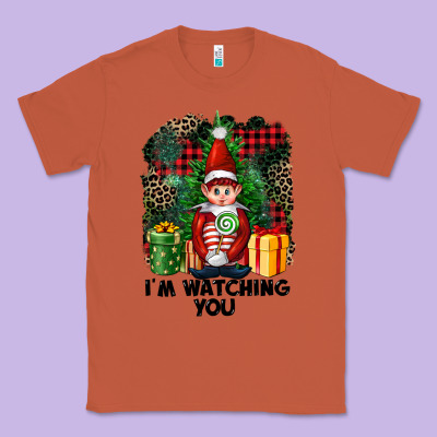 I'm Watching You Elf Classic Tee Designed By Fadigitalartstudio
