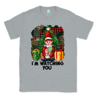 Heather Grey I'm Watching You Elf Classic Tee - FaDigitalArtStudio