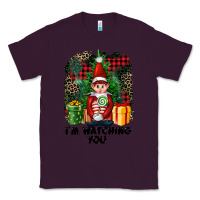 Plum I'm Watching You Elf Classic Tee - FaDigitalArtStudio