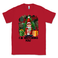 Red I'm Watching You Elf Classic Tee - FaDigitalArtStudio
