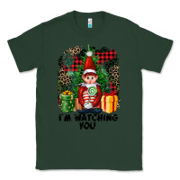 Sports Green I'm Watching You Elf Classic Tee - FaDigitalArtStudio