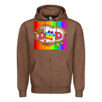 Chestnut lgbtq dad and paw Zipper Hoodie - HRA Design Shop