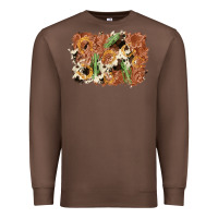 Chestnut horseshoe cowhide cactus background Premium Sweatshirt - AdoDesignShop