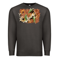 Smoke horseshoe cowhide cactus background Premium Sweatshirt - AdoDesignShop