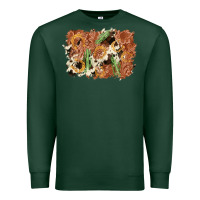 Sports Green horseshoe cowhide cactus background Premium Sweatshirt - AdoDesignShop